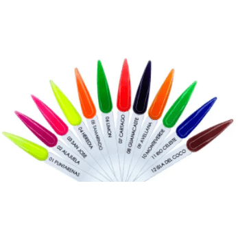 Pura Vida Colored Acrylic Collection - SlayedBeautySupply