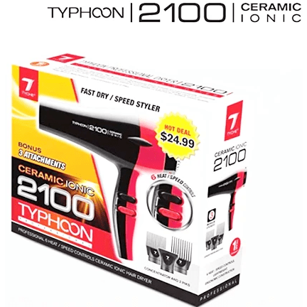Tyche Typhoon Ceramic Ionic Hair Dryer 2100 - SlayedBeautySupply